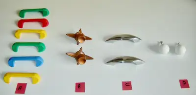 Collection of Interesting Vintage Drawer/Dresser/Cabinet Handles, View more