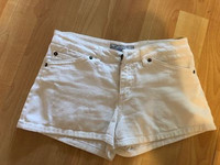Ladies white jean shorts by SB size 7/8 - $10