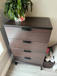 IKEA 4-Drawer Dresser - dark brown