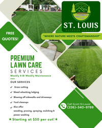 St.Louis Outdoor Services - Grass Cutting - Landscaping - Sod 