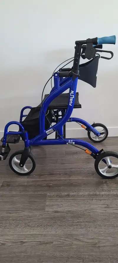 Lightweight yet very durable walker/wheelchair in mint condition.