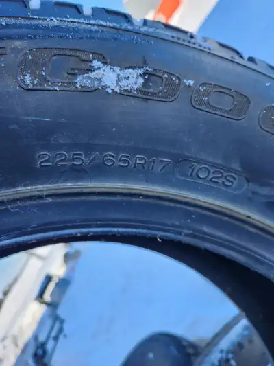 $350 o.b.o Set of 4 BF Goodrich 225/65 R17 M+S really good condition like new. Reasonable offer only...