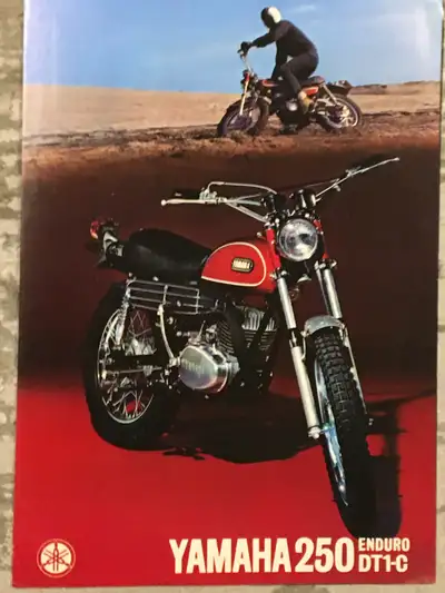 I have various Genuine sales brochures from 1974 Honda $45, Yamaha,; and Triumph $45 from 69 to earl...
