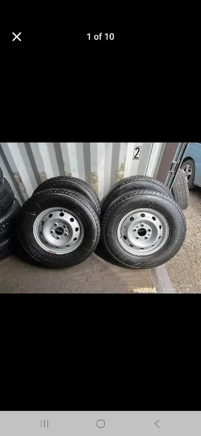 Set NEW TOYO all season 4 Tires rims TPMS (LT 225 75 16) Pattern (5x130) 2024 RAM PROMASTER Brand ne...