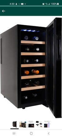 Koolatron Deluxe 12 bottle wine cooler 