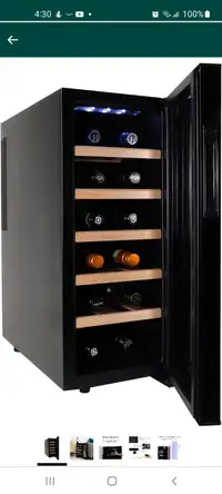 Koolatron Deluxe 12 bottle wine cooler 