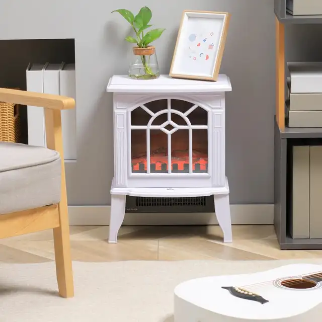 14.2" Electric Heater, Freestanding Fireplace Stove wit in Heaters, Humidifiers & Dehumidifiers in Markham / York Region - Image 10