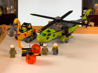 Lego City Volcano Supply Helicopter #60123