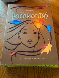 Disney Pocahontas Masterpiece Exclusive Deluxe VHS Video Edition