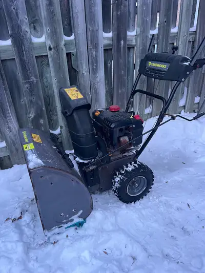 FOR SALE: YARDWORKS SNOWBLOWER FOR SALE, View more