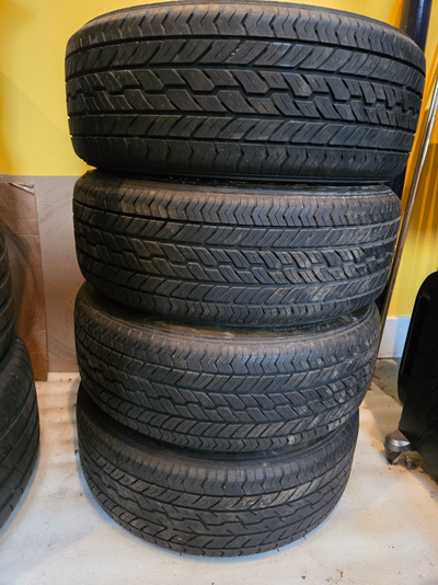 Set of 4 OEM Tires for Mazda Miata Wheels - 14-inch Alloy Wheels Tires - 185/60R14 Yokohama Steel Be...