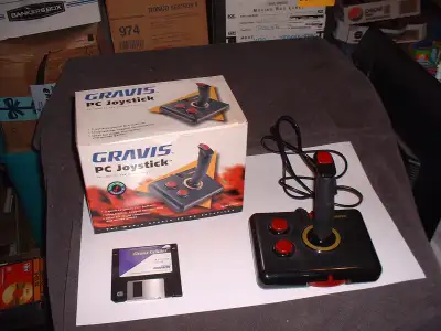 Gravis Analog Joystick For IBM And Compatible Computers With Box, View more