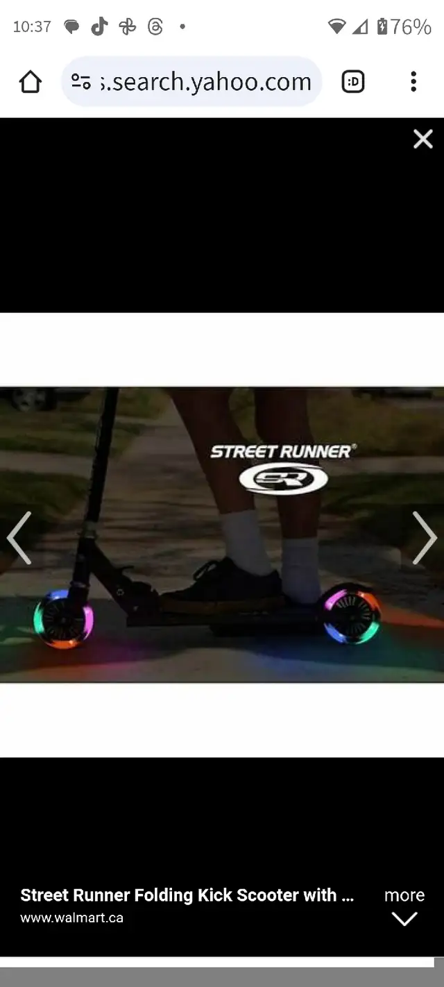 Light up motion detection scooter. Brand new. 3 available  in Kids in Markham / York Region - Image 3