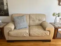 Leather couches (2 set): can be sold individually