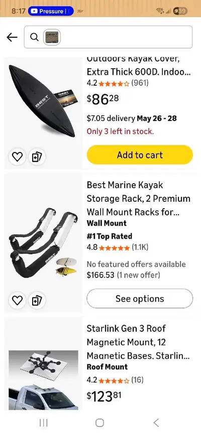 Kayak Wall Rack, View more