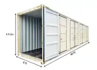 High Quality 40ft Container with 4 Doors
