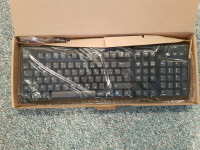 NEW French Windows Keyboard. Black PS2, 3 available.