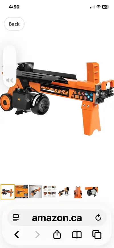 I’m looking for a electric log splitter working or not I have one not working but maybe I can make o...
