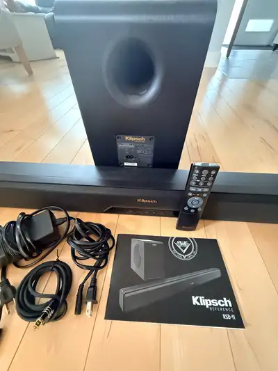 Klipsch Reference RSB-11 Soundbar & Wireless Subwoofer System, View more