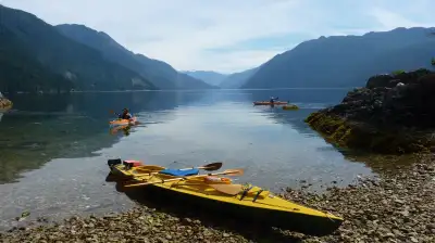 18ft homemade fiberglass Kayak based on Percy Blandford design very stable . This boat was built usi...