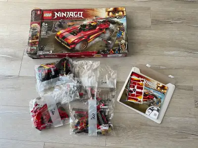Lego Ninjago Legacy X-1 Ninja Charger 71737- *Car/Bike Only* in box with instructions NO MINIFIGS/WE...