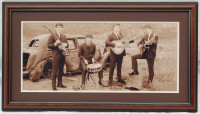Early Beatles sepia tone photo large format rare
