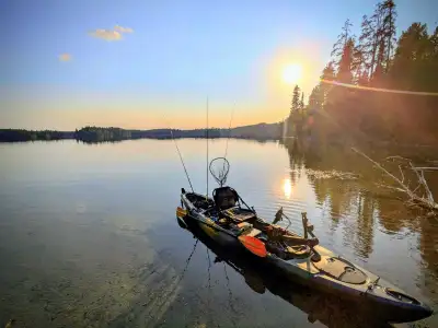 Wilderness Systems Radar 135, pedal Drive Fishing kayak. Kayak is a fishing machine and completely s...