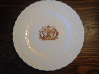 Vintage 1937 Coronation  Plate  King George Vl  Queen Elizabeth