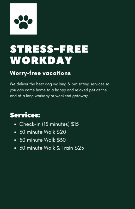 Guelph Midtown Dog Walking & Training Services in Other in Guelph - Image 2