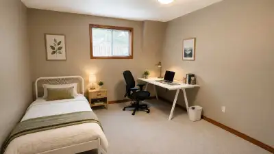 A clean and spacious furnished private room is available in a quiet, well-maintained home in a desir...