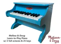 Melissa & Doug Learn-to-Play Piano w/ 25 Keys