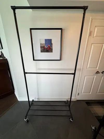 Large Garment Rack 50” w x  78" h, heavy weight 160lb capacity, View more