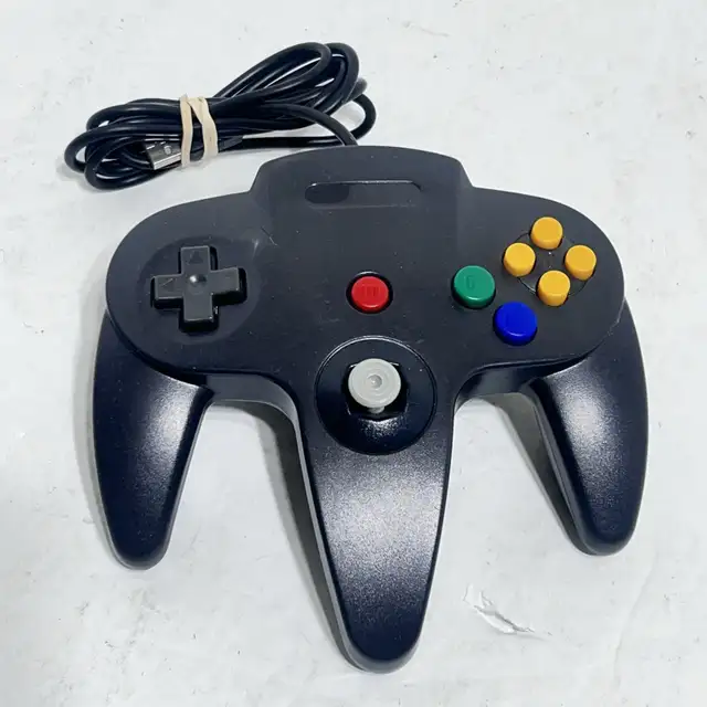 USB N64 black Controller for PC emulators in Older Generation in Winnipeg - Image 2