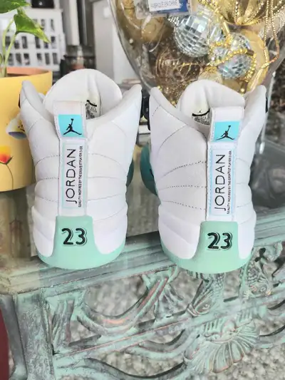 Jordan 12 Retro Aqua Size 6.5 Women's/ 5y, View more