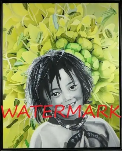 ORIGINAL, LARGE CHINESE PAINTING, SIGNED, DATED, View more