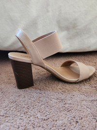 Nude Coloured Sandals (Womens Size 7.5 - 8)