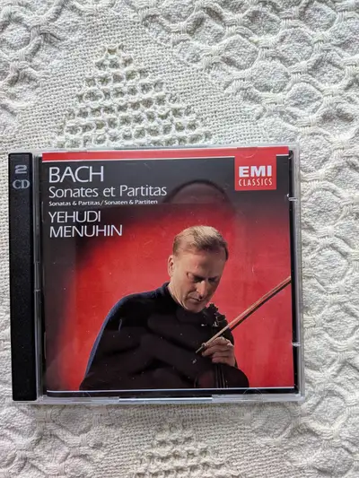 2 CD set of J.S Bach Solo violin sonatas and partitas played by one of the greatest violinists of th...