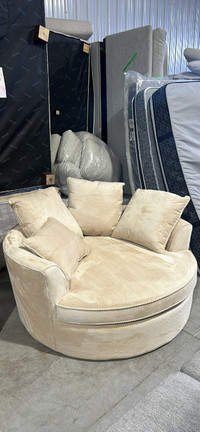 Brand new large cuddle chair available in two colours
