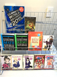 Teen Books Harry Potter, Math, Science and Manga $5 each, p/u NW