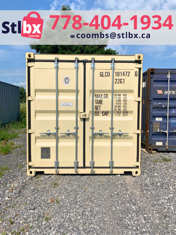 20' New Shipping Container STLBX COOMBS in Storage Containers in Comox / Courtenay / Cumberland - Image 3