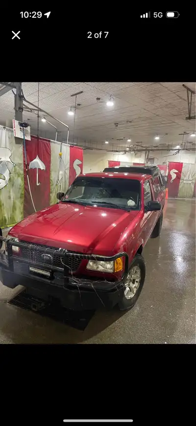 2003 Red Ford Ranger 4 wheel drive 240,000 kms fresh safety Manual Cloth Extra set of rims and tires...