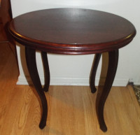 Vintage SOLID WALNUT Occasional Table