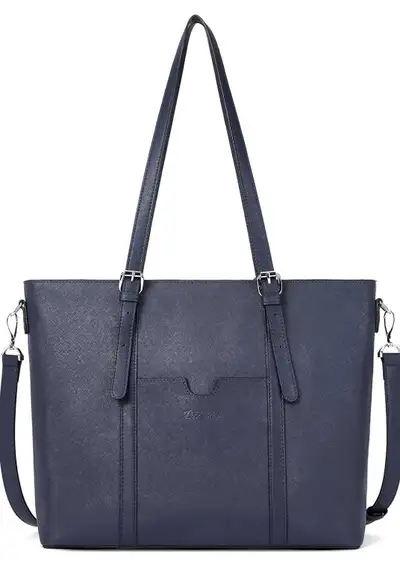 BOSTANTEN Women Leather Laptop Tote Office Shoulder Handbag, View more
