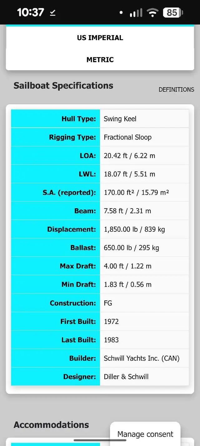 DS 20 Sailboat in Sailboats in Barrie - Image 7