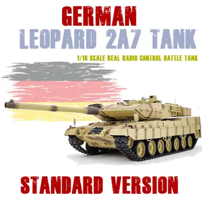 1/16 2.4G RC RC Tongde Smoke & Sound German Leopard2A7 Tank NEW, View more