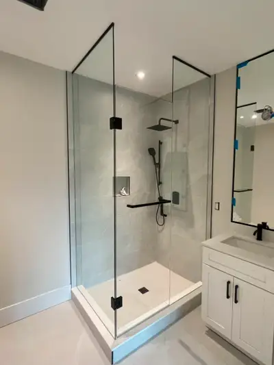 FengRun Glass & Mirror - Shower Glass Enclosure and Sliding Door, View more