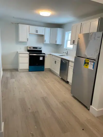 Spacious and bright, 3 bedroom, 2 full bathroom apartment. Includes 5 appliances and in-unit laundry...