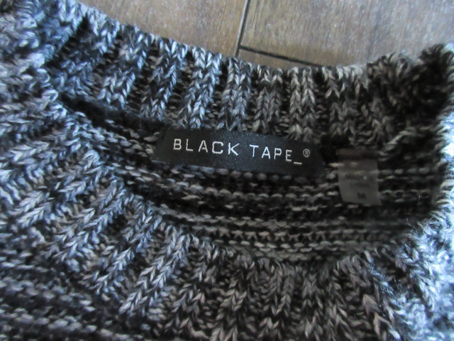 Ladies Medium Black Tape Sweater in Women's - Tops & Outerwear in St. Albert - Image 4