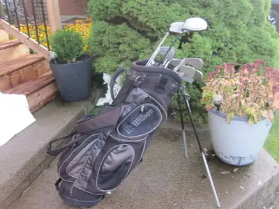 Men's Right Hand 12-pc. Golf Set (Spalding Cannon) & Stand Bag, View more