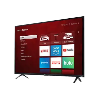 NEW IN BOX TCL 50" 4k ROKU SMART TV ON SALE FOR $329, View more